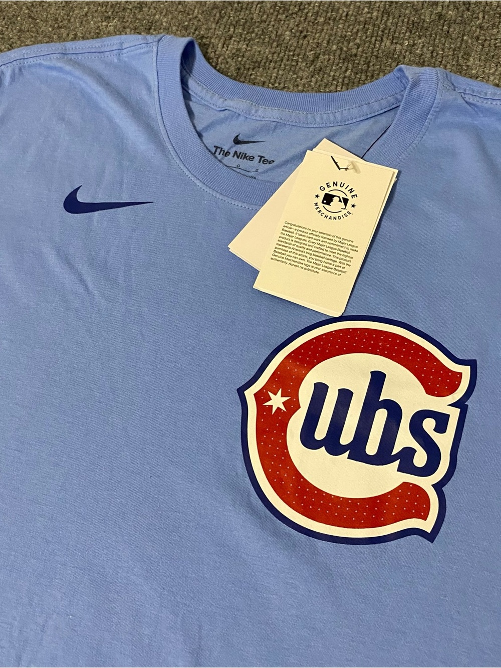 Nike Chicago Cubs Pete Crow-Armstrong Alternate Wordmark Shirt Mens L NWT - Picture 5 of 11